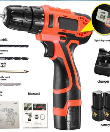 Axiatool MAX Cordless Drill with 2 Batteries